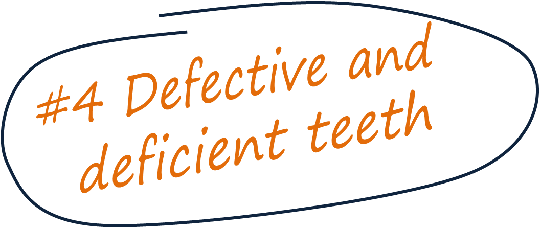 The fourth leading cause of rejection from service in WW1 was defective and deficient teeth