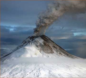 Augustine Volcano in Alaska