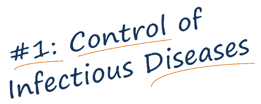 Control of Infectious diseases banner text
