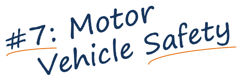 Motor Vehicle Safety banner text
