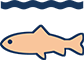 fish under water icon