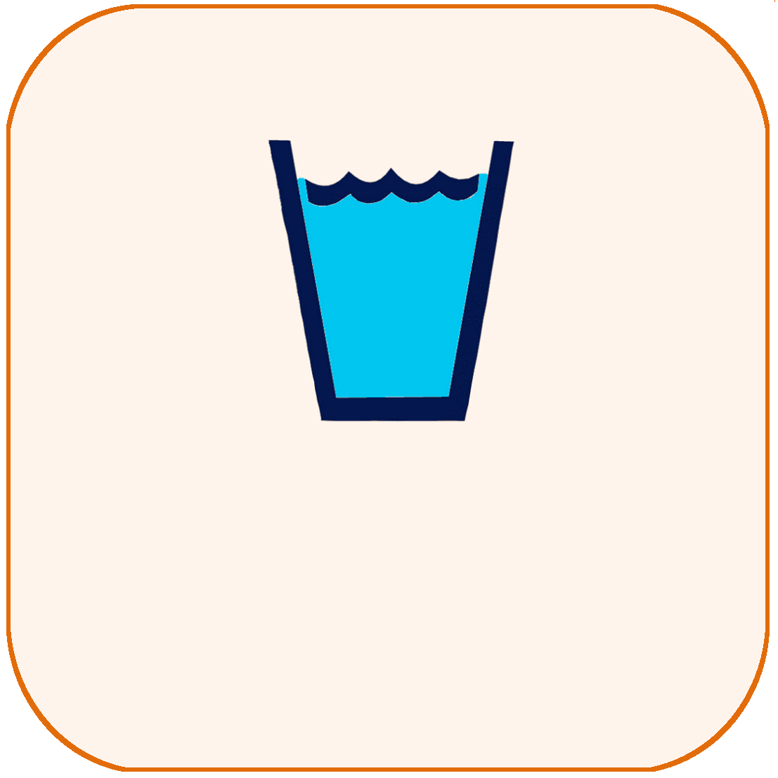 icon of water glass